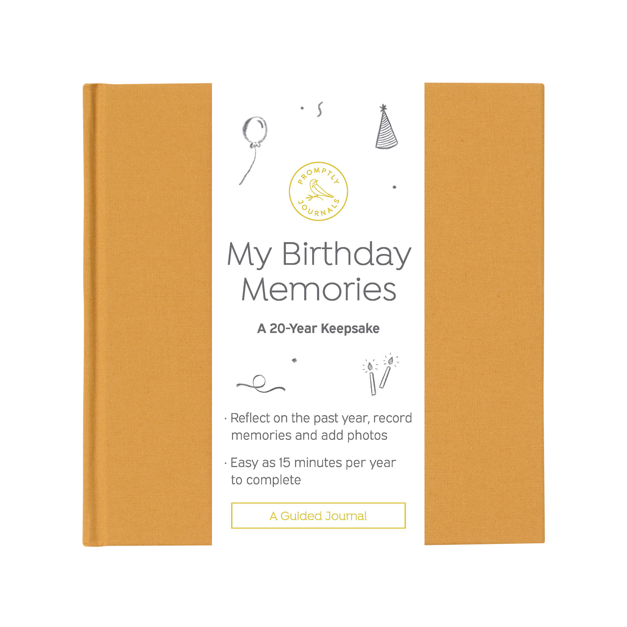 My Birthday Memories Journal: 20-Year Keepsake Birthday Gift