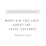 Complete Travel Journal: From Boarding to Exploring