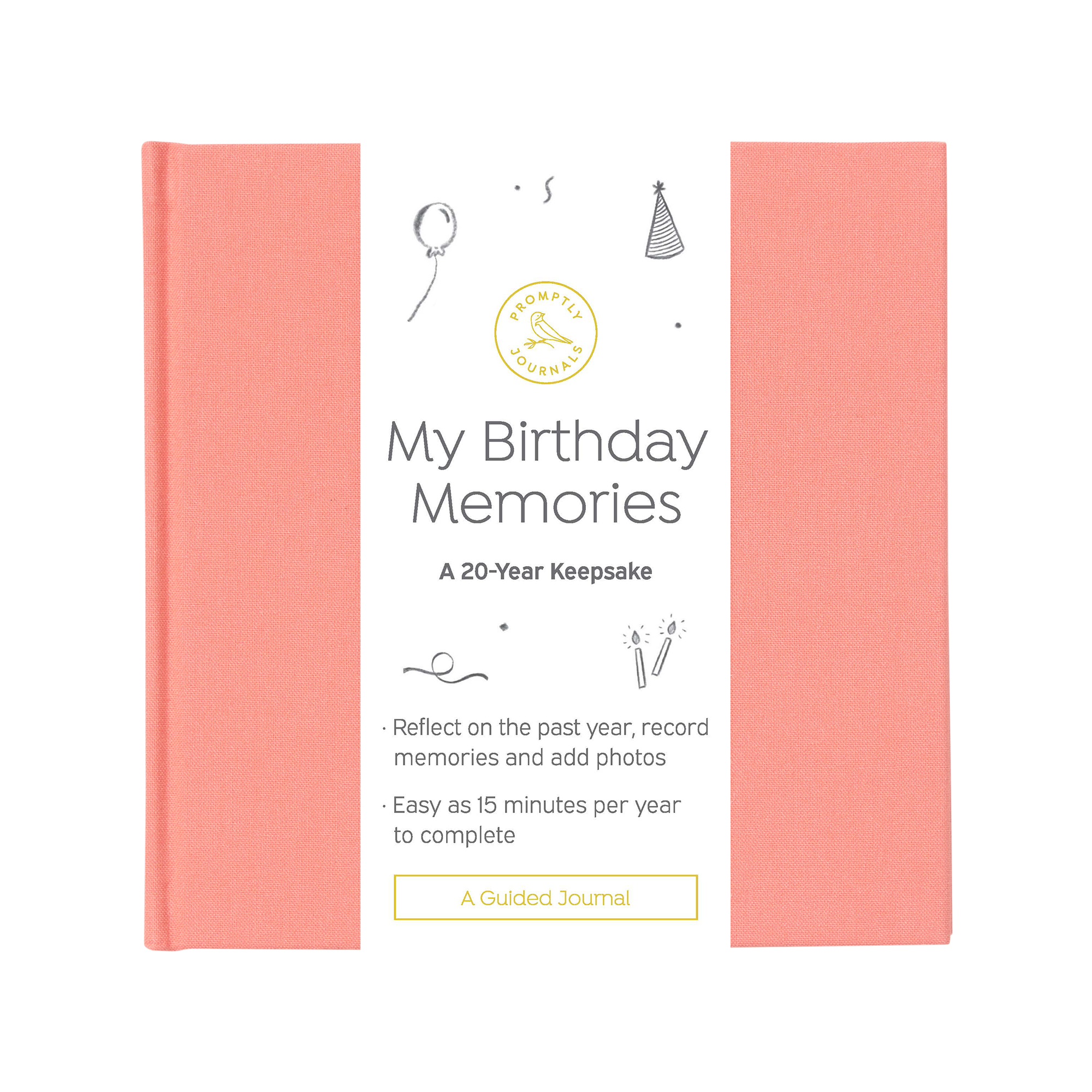 My Birthday Memories Journal: 20-Year Keepsake Birthday Gift